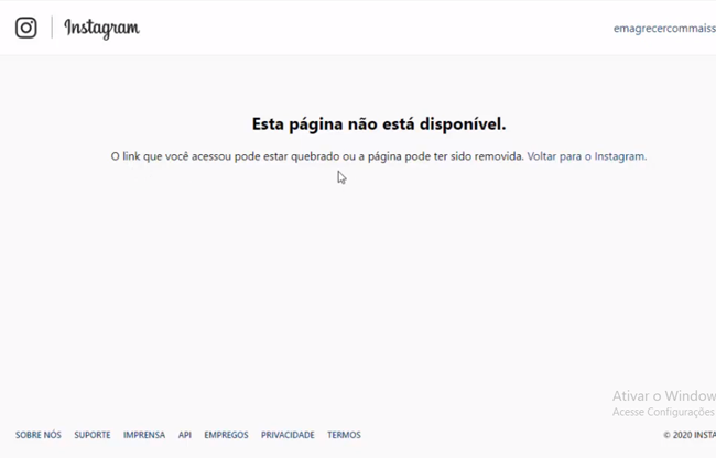 Link Bloqueado no Instagram e Facebook
