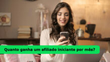 Quanto ganha um afiliado iniciante por mês?