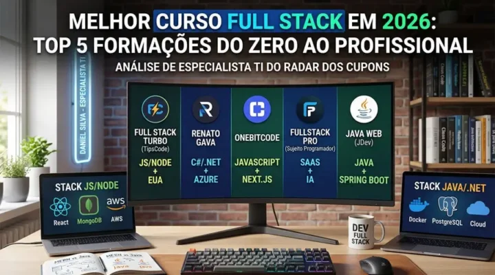 Os 5 Melhores Cursos de Full Stack em 2026: O Guia Definitivo do Desenvolvedor