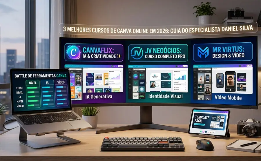3 Melhores Cursos de Canva Online em 2026