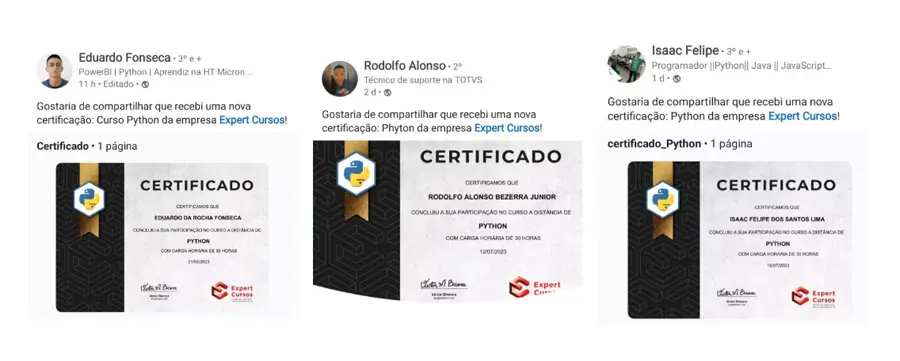curso de python com certificado