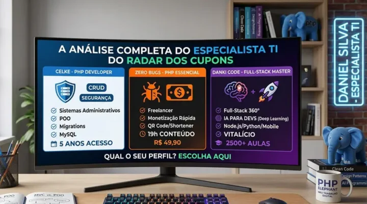 Os 3 Melhores Cursos de PHP em 2026: Guia Completo para Desenvolvedores