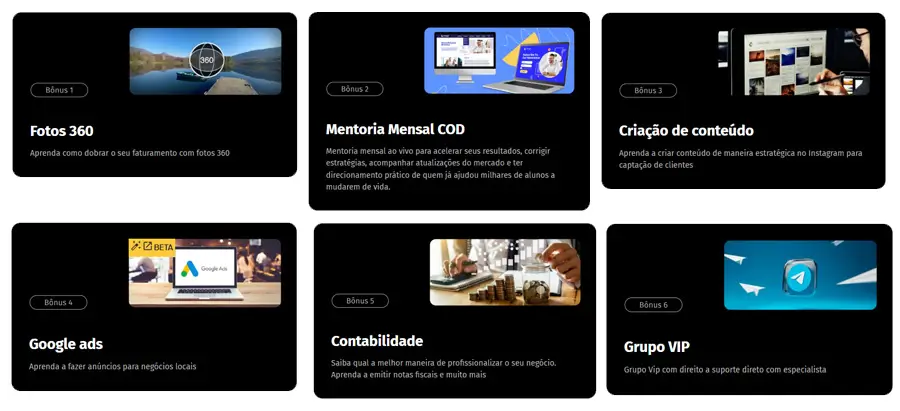 Método COD todos os bônus