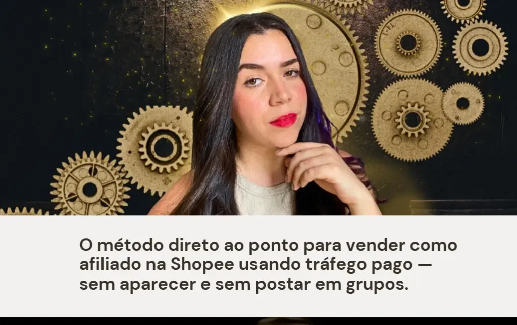 Captura pagina de vendas Máquina de Vendas Shopee
