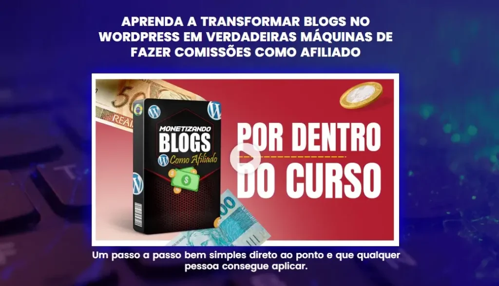 Captura site Monetizando Blogs como Afiliado (Kildary Oliver)