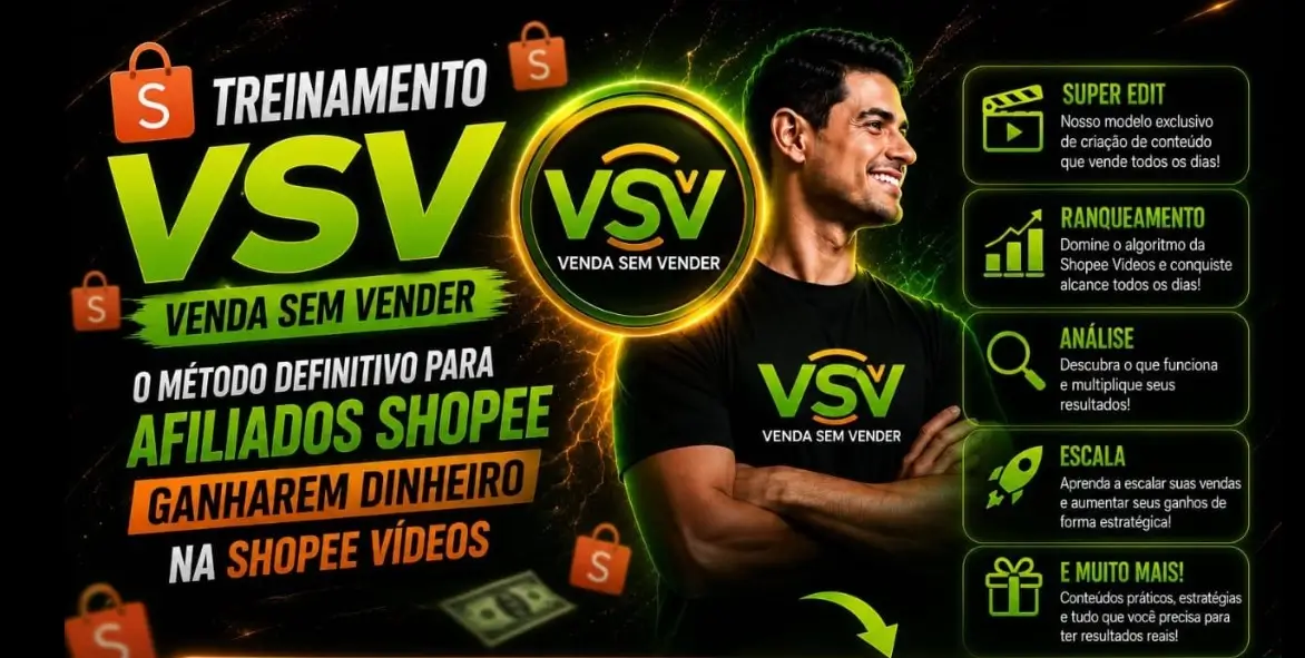 Captura site Treinamento VSV 2.0 (Venda Sem Vender)
