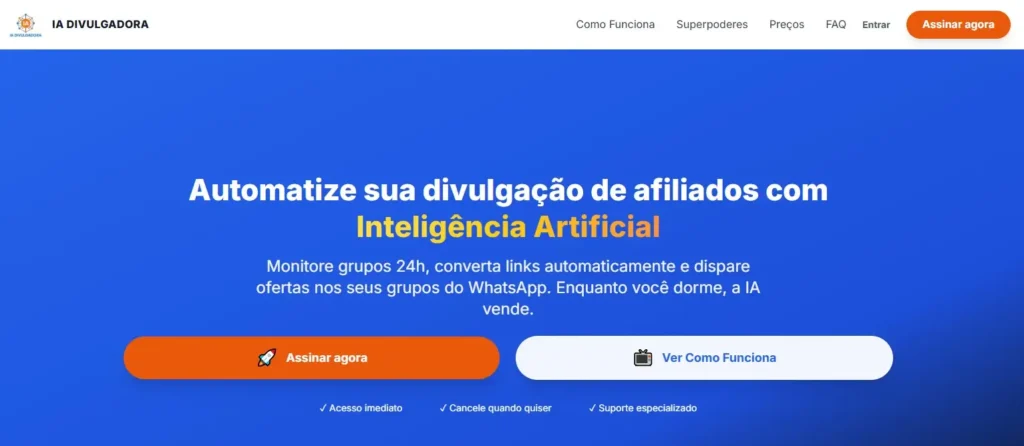 IA Divulgadora funciona? Análise da plataforma de automação para afiliados