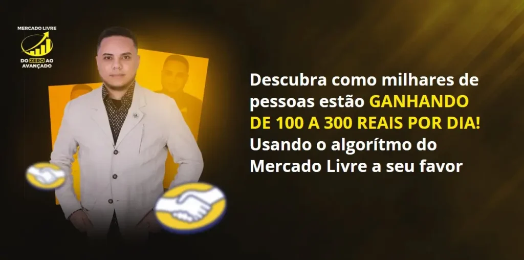 captura pagina de vendas curso Mercado Livre do Zero ao Avançado