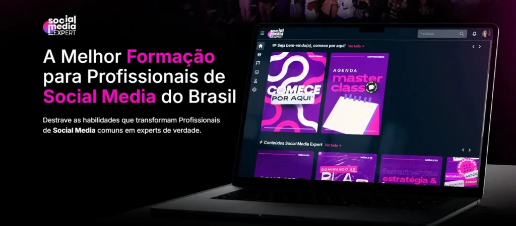 site do curso SMXP - Social Media Expert